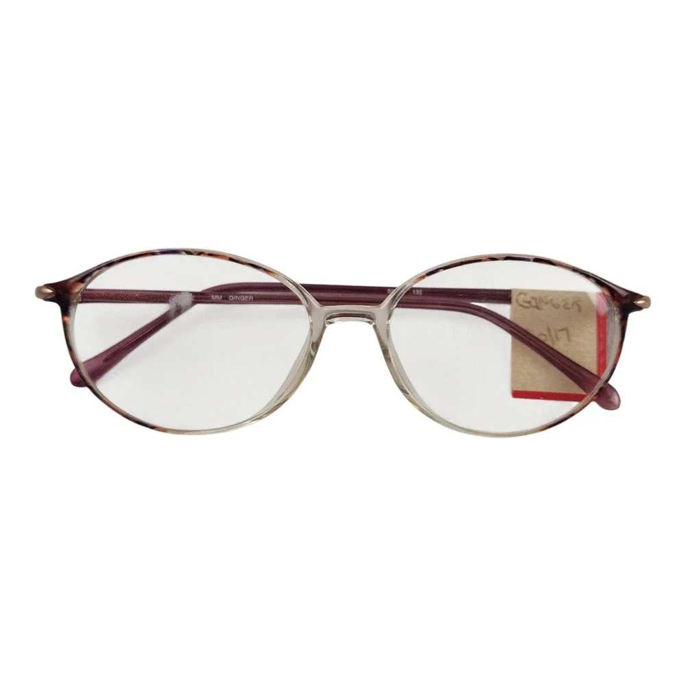 Lot of 10 Vintage Eyeglasses Frames NOS Mix Plastic Oversized Resellers w/ Case